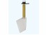 Rudergarnitur schr�g komplett 35x58mm, Welle 5mm