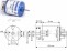 Elektromotor Blue RM-530 TRQ 6-9V, Wellendurchmesser 3,2mm