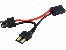 Seriell-Kabel Traxxas-Buchse auf 2x Traxxas-Stecker