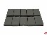 Trimmblei 19,1x12,5x3,6mm 10x5g grau selbstklebend