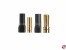 Stecksystem Goldkontakt  XT150-Stecker/Buchse schwarz