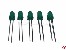 Leuchtdiode LED Standard 5mm 60� gr�n