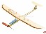 Segelflugmodell Twist mit Gummimotor Spannweite 690mm