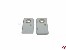 T�r aus PVC links weiss 19x10mm mit Bullauge