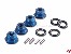 Felgenadapter Alu blau 12mm