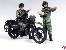 JGSDF Gel�ndemotorrad mit Soldaten 1:35