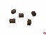 Klumpblock aus Holz dunkel 7mm (2 Rillen)