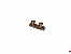 Doppelpoller Metall br�niert 24x8x9mm