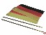 Flagge Deutschland aus Seide 40x60mm