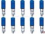 Rundstecker Isoliert 5mm blau 1,5-2,5mm�