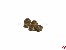 Bullauge Messing 6mm verglast mit Nieten