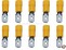 Flachstecker Isoliert 0,8x6,3mm gelb 4-6mm�