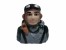 Kunststoff-Milit�rpilot braun 78x73mm 1:7