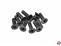 Senkkopf-Gewindeschrauben 3x10mm schwarz