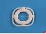 Rettungsring aus PVC einfarbig weiss 24x24mm