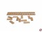 Treppe aus Holz Bausatz 14x70mm