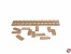 Treppe aus Holz Bausatz 14x70mm