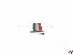 Flagge Italien aus Seide 20x30mm
