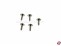 Kragenschrauben 3x10mm schwarz
