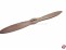 2-Blatt Holz-Luftschraube Naturholz, lackiert 280x100mm 11x4'