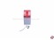 Kraftstofftank rechteckig mm 175ml rot