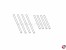 Querstifte-Satz vorne 3x34/58mm  FY10/8/5 Chassis