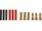 Stecksystem Goldkontakt Stecker/Buchse 3,5mm mit Schrumpfschlauch