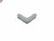 PVC Schlauchverbinder 8mm L-Form POM