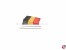 Flagge Belgien aus Seide 40x60mm