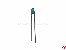 Leuchtdiode LED Low Cost 3mm blau