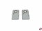 T�r aus PVC rechts weiss 19x10mm mit Bullauge