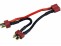 Seriell-Kabel Deans T-Plug-Buchse auf 2x Deans T-Plug-Stecker