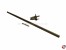 Flaggenstock Messing 90mm mit Einstecksockel