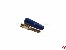 Bananenstecker 4mm mit Schraubanschluss blau