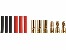 Stecksystem Goldkontakt Stecker/Buchse 3,5mm mit Schrumpfschlauch
