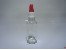 Pipettenflasche 30ml klar, rote Pipette
