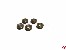 Bullaugen Messing 8x5mm gedreht und verglast