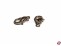 Karabiner Metallegierung, platin 5x10mm