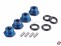 Felgenadapter Alu blau 12mm