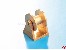 Rolle mit St�nder Messing 10x10mm 