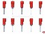 Stiftkabelschuhe Isoliert rot 0,5-1mm�