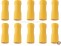 Flachsteckh�lsen Vollisoliert 0,8x6,3mm gelb 4-6mm�