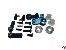 Lenkgest�nge-Einbausatz Alu blau TA-01