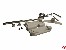 Lenkbares Bugfahrwerk Stahl vernickelt Achsen-� 4mm