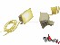 Halogen Deckstrahler 14x10mm mit Mikrobirne 6V/100mA