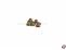 Bullauge Messing 4mm verglast mit Nieten