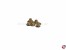 Bullauge Messing 4mm verglast mit Nieten