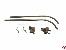 Davit Messing 55x23mm mit Einstecksockel