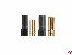 Stecksystem Goldkontakt  XT150-Stecker/Buchse schwarz