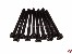 Zylinderkopf-Gewindeschrauben Inbus M3x35mm Stahl schwarz DIN 912